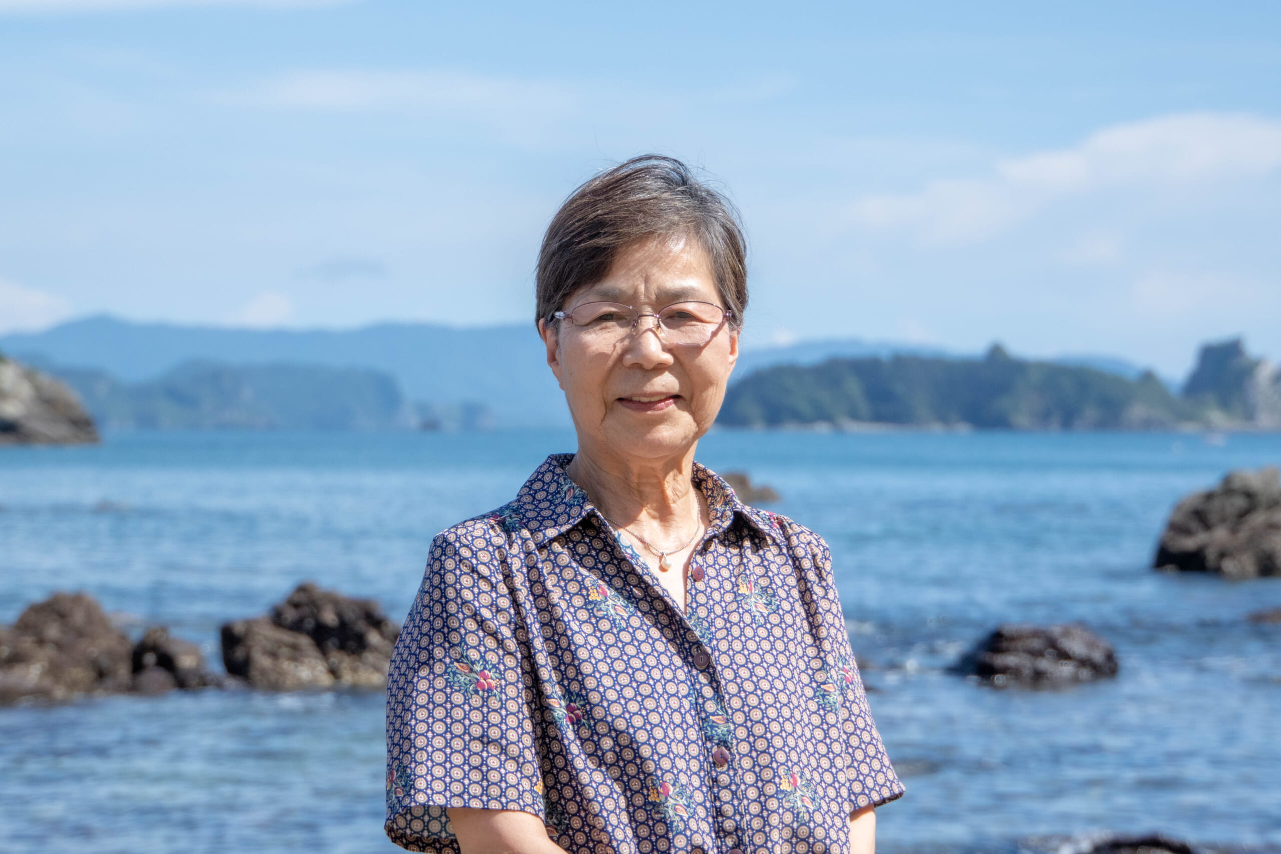 畦浜の美しい海を守り、次世代へつなぐために　角自治会老人クラブ 睦会　会長　柏木　カツヨさんの画像